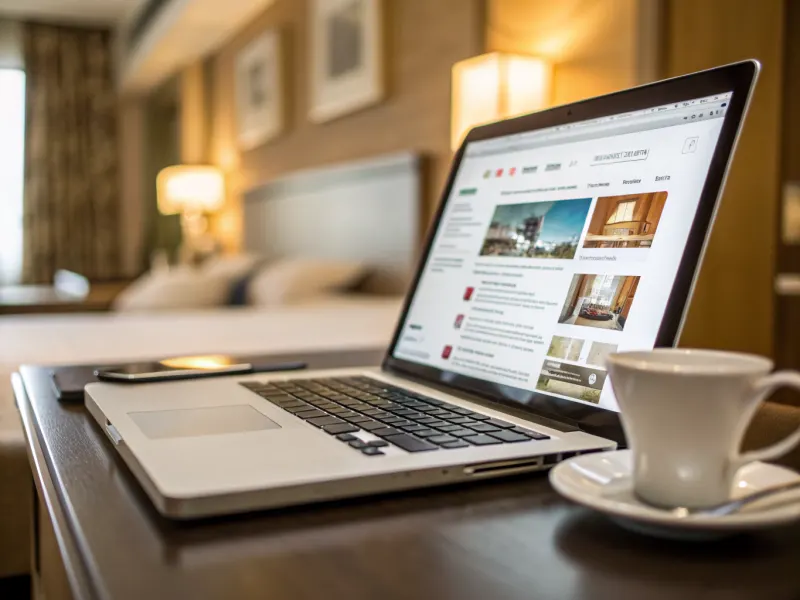 Search Search: Travelers search for your destination and property type on Google.